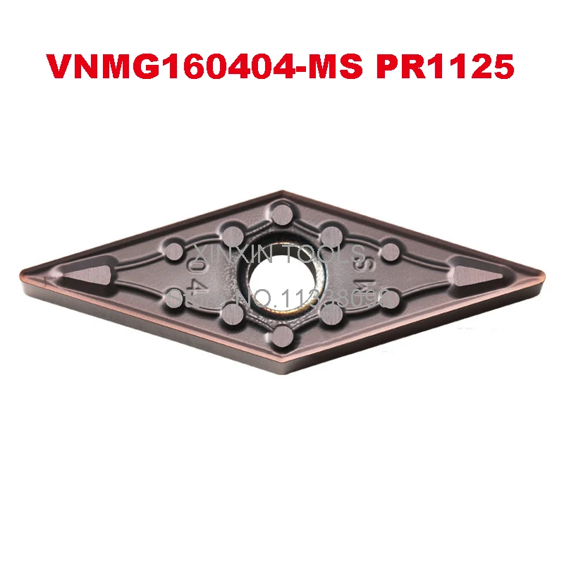 

VNMG160404-MS PR1125 VNMG160408 MS CA6525 original carbide inserts lathe cutter turning tool holder boring bar cnc VNMG 160404