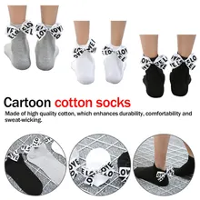 Женские хлопковые Гольфы с бантиком и надписью «love» Женские повседневные носки весенние и летние носки модные популярные носки