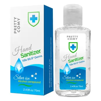 

70ml Hand Disinfection Gel Handgel 75% Ethanol Kids Adults Anti Bacterial Disposable Hand Sanitizer