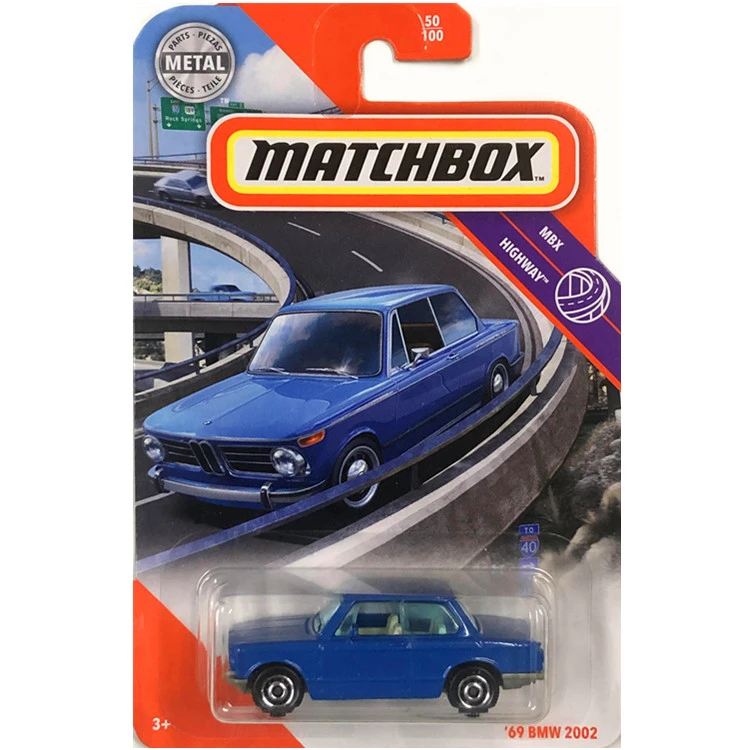 69 Bmw 2002 Matchbox Cars 1:64 Metal 