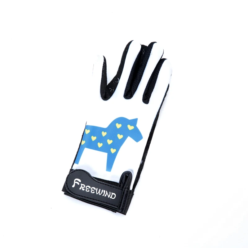 Children Ridind Gloves Silica Gel Non-slip Equestrian Gloves Ultrathin Equitation Cheval Horse Riding Equipment 2-12 Years Old 2