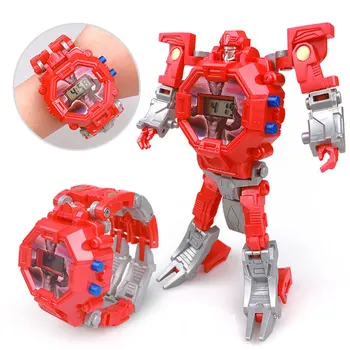 

Christmas Gift Boys Watches Toys Hobbies Action Toy Figures Waterproof Robot Children Watch Toys for Children Birthday