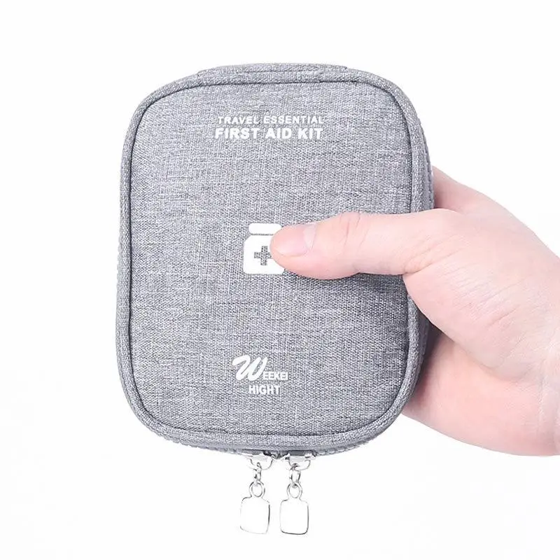 Kit de primeros auxilios para acampar portátil, bolsa médica de emergencia, kit de supervivencia para viajes al aire libre, bolsa vacía para el hogar