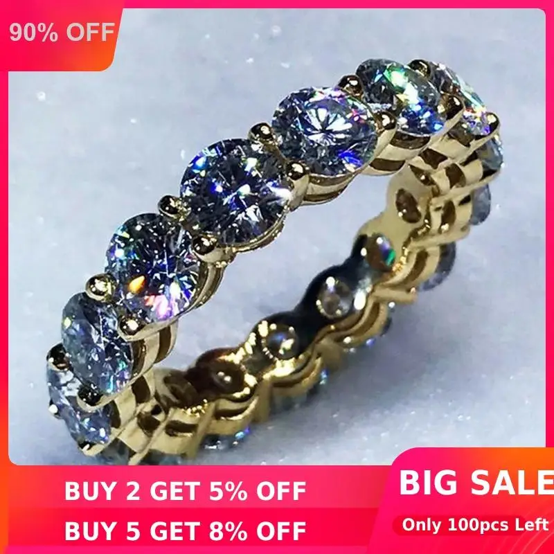 Женское кольцо с бриллиантом обручальное из серебра 925 пробы 18 К 4 мм | Украшения и