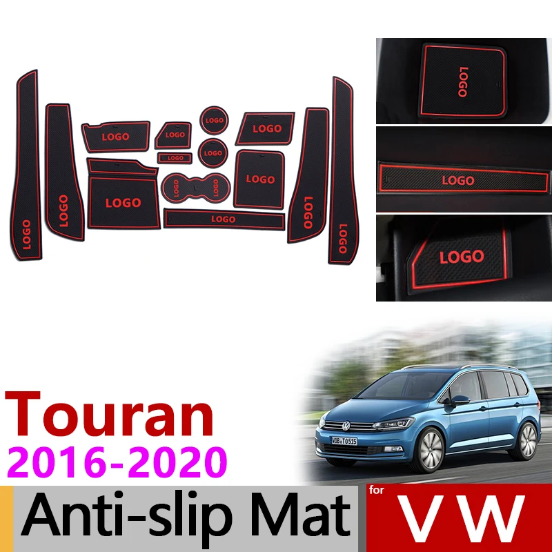 Противоскользящий коврик для VW Touran Volkswagen Touran MK2, аксессуары для ворот, противогрязный дверной паз
