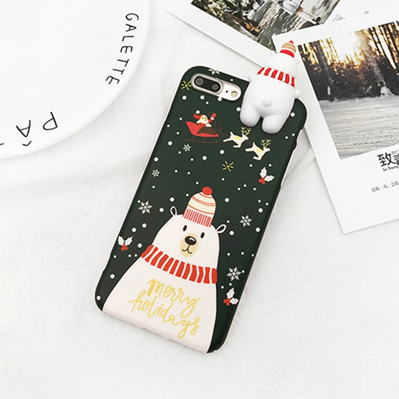 T2 Счастливого Рождества пары чехол для телефона для iPhone XR XS Max 11 6 6s 7 8 Plus X Платье с изображением снеговика и оленя мягкий чехол для задней панели чехол Подарок - Цвет: T2