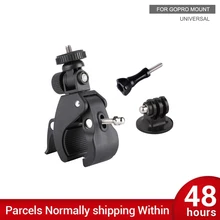 

Bike Bicycle Motorcycle Handlebar Handle Clamp Bar Mount Tripod Adapter for GoPro 9 8 7 6 5 4 Yi 4K Sjcam Eken Camera Accessory