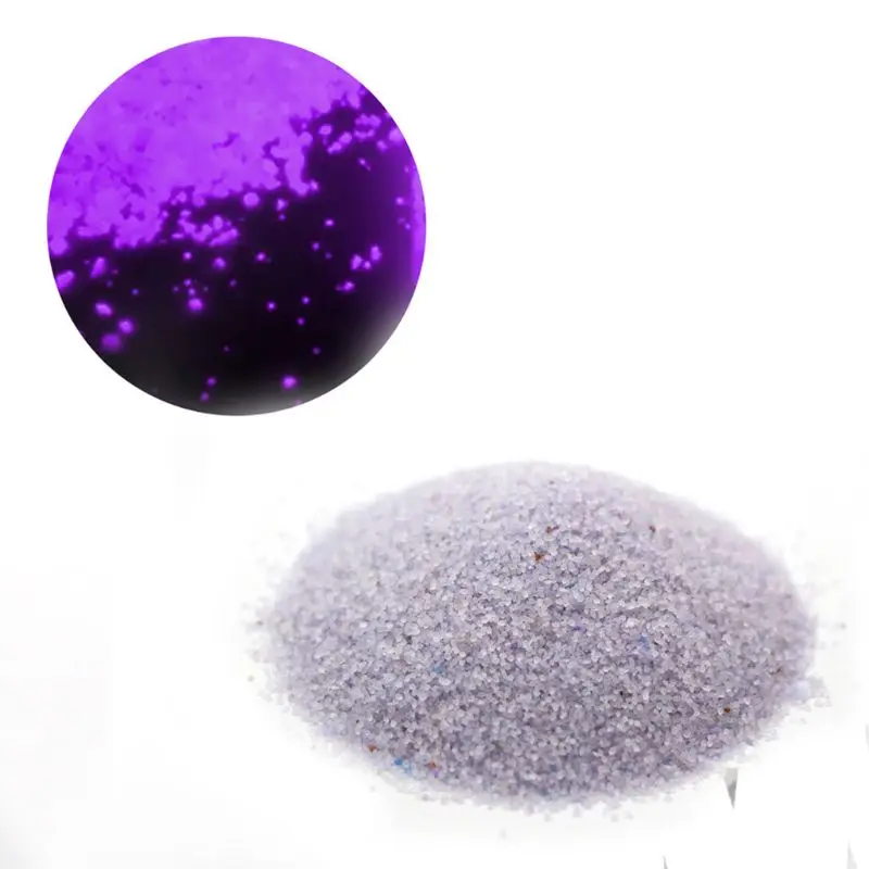 100G resina de pigmento fluorescente brillante en polvo de arena oscura fabricación de joyas 2XPF