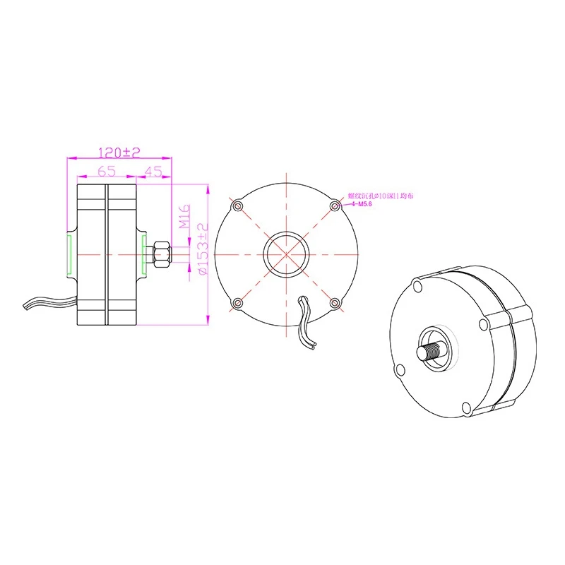 12 V/24 V 100 200W 300W 400W альтернативные генераторы электроэнергии постоянный магнит генератор ветровой турбины генератор