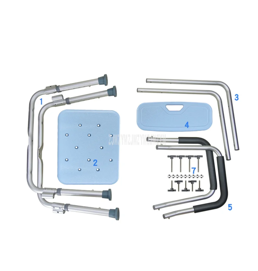 Противоскользящий стул для ванной для беременных женщин, табурет для душа с подлокотником, регулируемый по высоте стульчик для ванны и душа для пожилых людей/людей с ограниченными возможностями