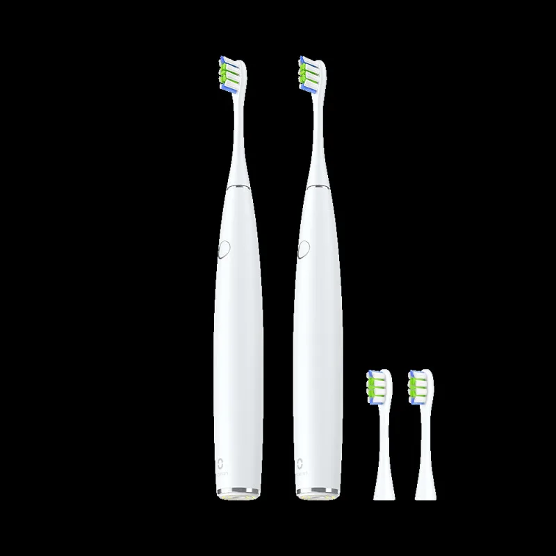Xiao mi jia Oclean One Автоматическая звуковая перезаряжаемая интеллектуальная Стоматологическая Смарт-приложение управление зуб mi щетка мягкие наборы для чистки головы - Цвет: White x2