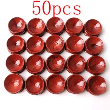 50/100pcs Wood Craft Stand Pedestal Base Foundation For Crystal Ball Sphere Globe Sphere Ball Egg Red
