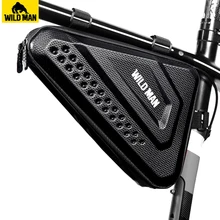 

WILD MAN Hard Shell Mountain Bicycle Frame Bag Rainproof Road Cycling Tools Bag Bike Triangle Bag Mtb Accessories