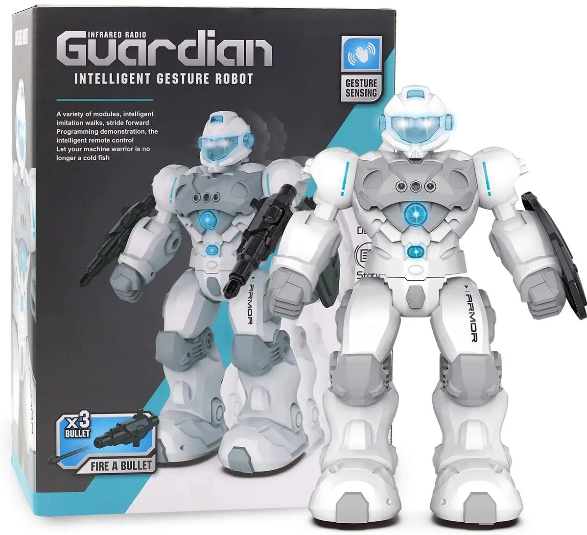 Electronic Wireless Remote Control Intelligent Robot Gesture Sensing  With Singing, Dancing, Walking, Intelligent Programming 5