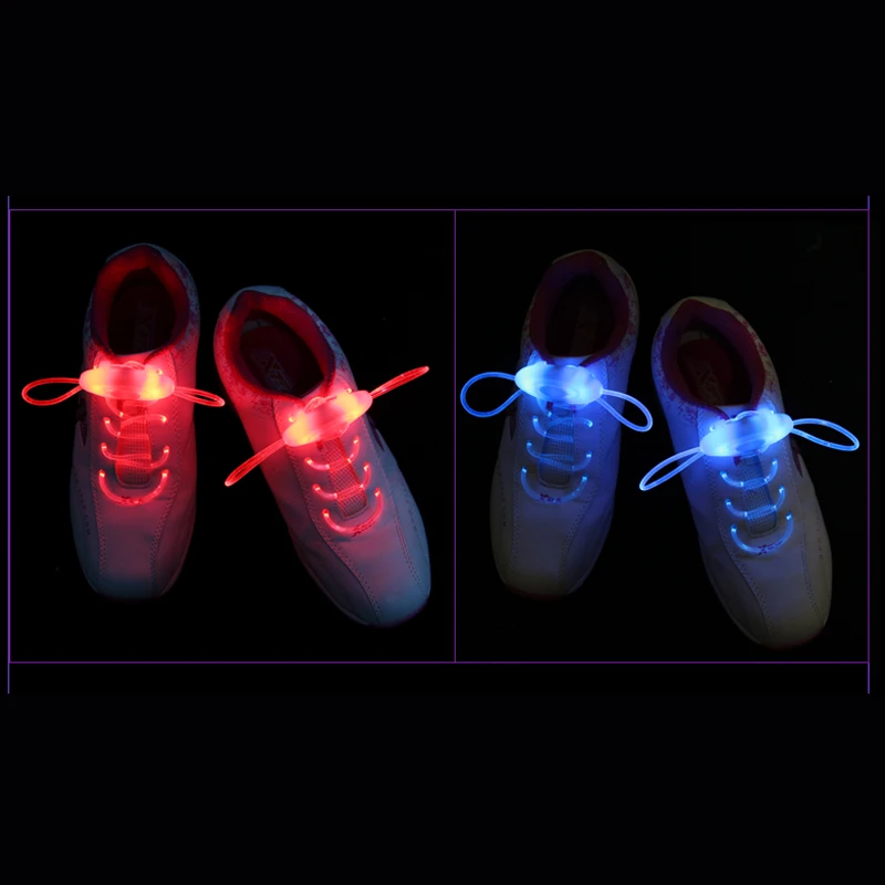 12PCS Colorful LED Flash Light Up Shoe Laces Party Disco Shoes Strap Glow Stick Shoelaces Boys Girls Multicolor Shoe Decoration (8)