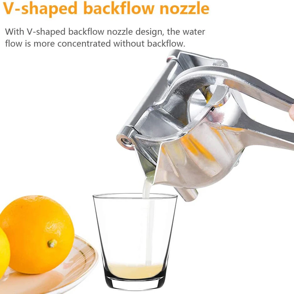 

Kitchen Tools Lemon Squeezer Stainless Steel Orange Juicer Fruit Juice Reamers Fast Handle Press Multifunctional Tool Apr16