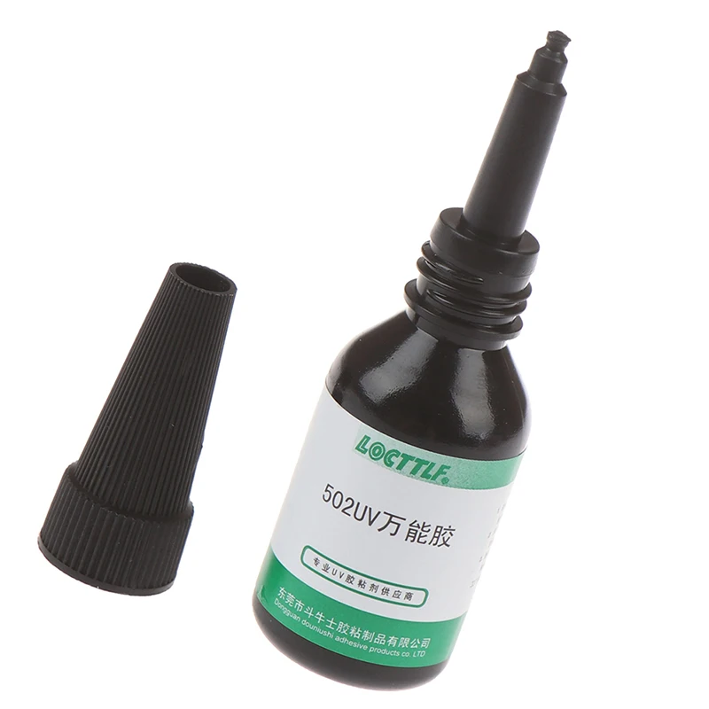Hot 10G 502 UV Glue Curing Adhesive Transparent Crystal Glass Dedicated Repair