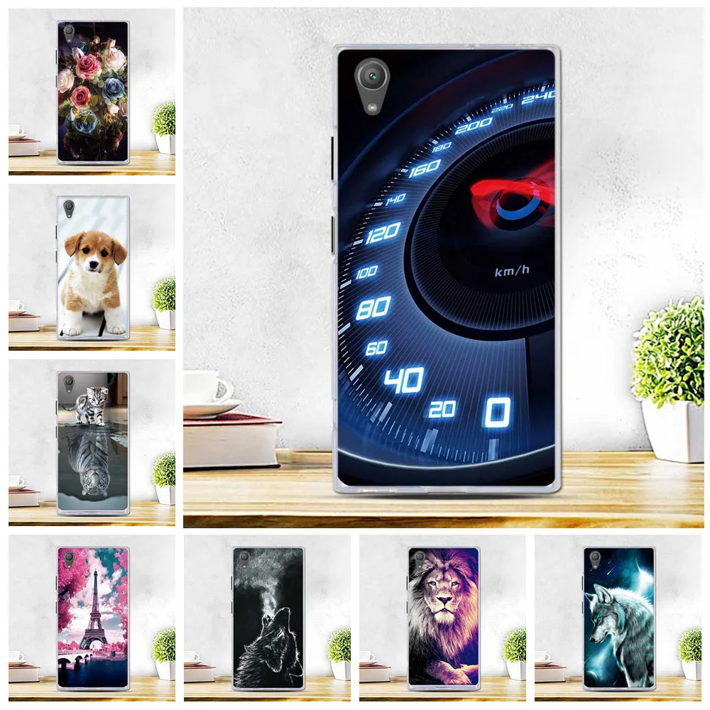 

For Sony Xperia XA1 Plus Case Paint Silicone Soft Back Cover For Sony Xperia XA1 Plus Dual Case For Sony XA1 Plus G3412 Cover