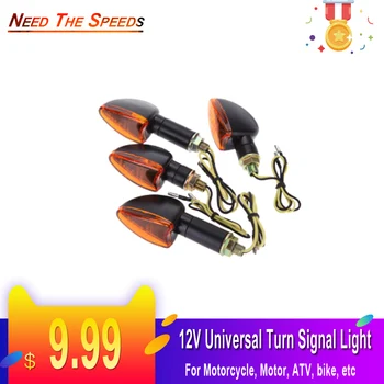 

Universal 12V Motorcycle Turn Signal Indicator Light Front Back Flashing Halogen Light Blinker Flash Bike Lamp Motorbike Part