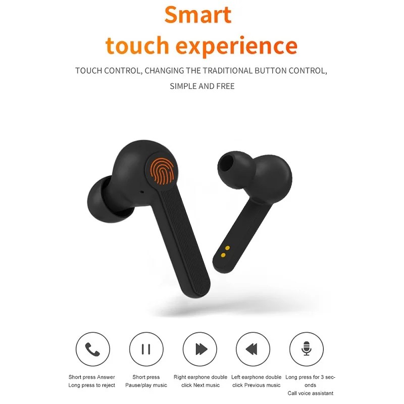 TWS XY-7 HD вызов истинные беспроводные наушники Smart Touch Bluetooth 5,0 наушники Handsfree стерео наушники-вкладыши спортивные наушники с микрофоном