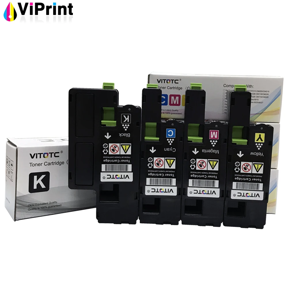 

4PC Compatible Colored Toner Cartridge for Fuji Xerox DocuPrint CM215b CM215fw CP215w CM205b CM205fw CM205f MFP Laser Printer