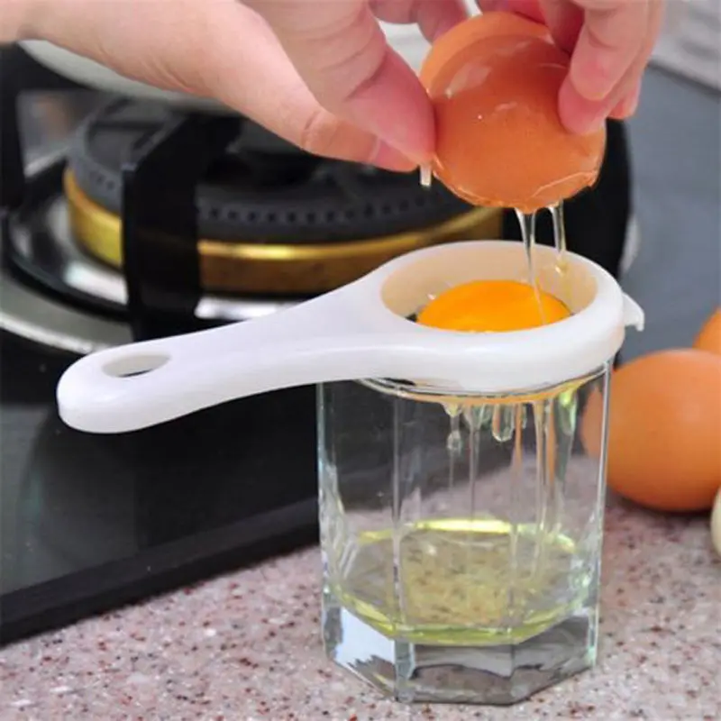 Egg Yolk White Separator Kitchen Tool Gadget Hand Divider Holder Sieve