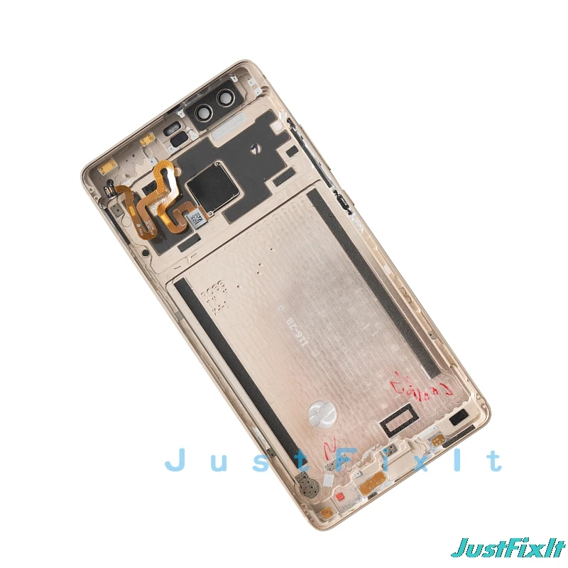Отпечатков пальцев Сенсор гибкий кабель или huawei P9 EVA-L09 EVA-L19 EVA-AL00 Корпус Батарея крышка отсека задняя корпуса Рама