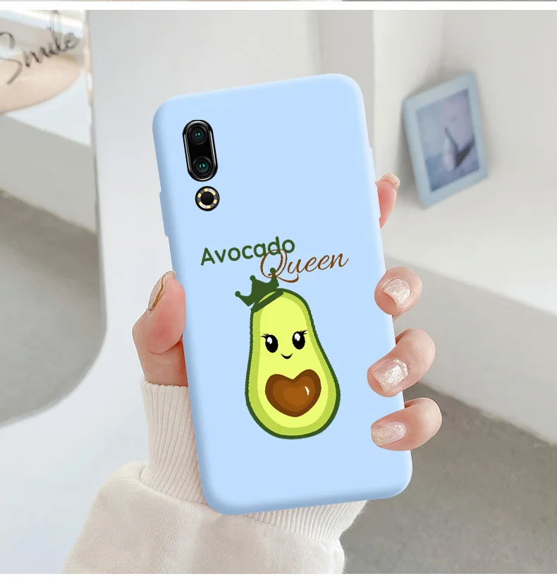 meizu phone case with stones black Avocado Phone Case For Meizu 16s 16T 16X 16XS Cute Soft Silicone Back Cover For Meizu 16XS Candy TPU Soft Back Cover cases for meizu