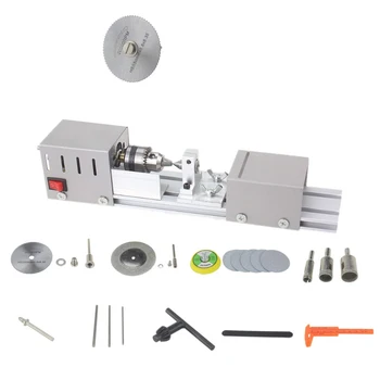 

Mini Lathe Beads Polisher Machine DIY CNC Machining for Table Woodworking Wood DIY Tool JDH99