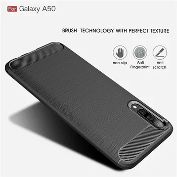 For Samsung Galaxy A10 A20 A30 A40 A50 A60 A70 A10E A20E A70E Case Carbon Fiber Cover for A10S A20S A30S A50S A70S A90S A21S 1