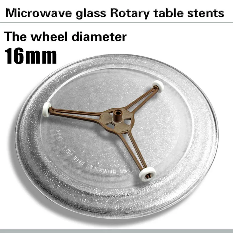 Microwave Turntable Bracket Glass Plate Triangle Roller Triangle Bracket Wheel Height 14mm