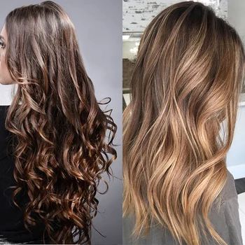 

No Clips in hair 24 inchs synthetic flip in false hair no flip in hair invisible wire Secret hair halo extensions thin hai