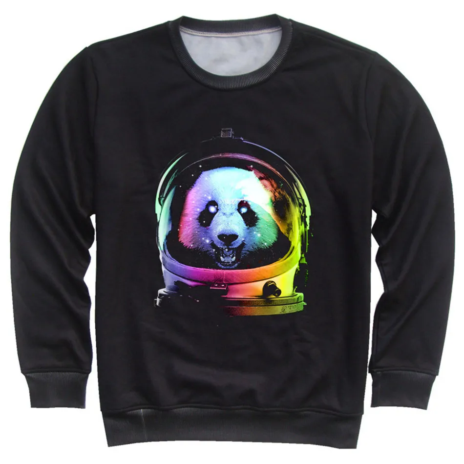 as picture show-50 4-13 Years Old. Kids Children 3D Sweatshirts Lovely Colorful Animal Astronaut Panda Tiger Skull Mask Print Boys Girls Pullovers - Цвет: as picture show-50