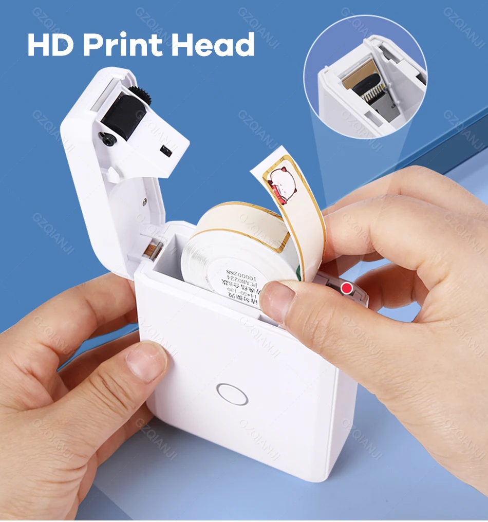 mini thermal printer Niimbot D110 Label Printer Mini Sticker Paper Roll Transparents Wireless Bluetooth Phone Printer Label Price Tag Printing Label small portable printers for travel