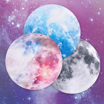 

New Arrival Planet Series Mat 220 X 220 X 3mm Circular Mouse Pad With Style Earth Beautiful Picture
