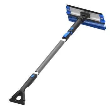 

Multifunctional Snow Removal Shovel Ice Scraper Extendable Car Telescoping Broom Brush Easy Operation Winter Cleaning