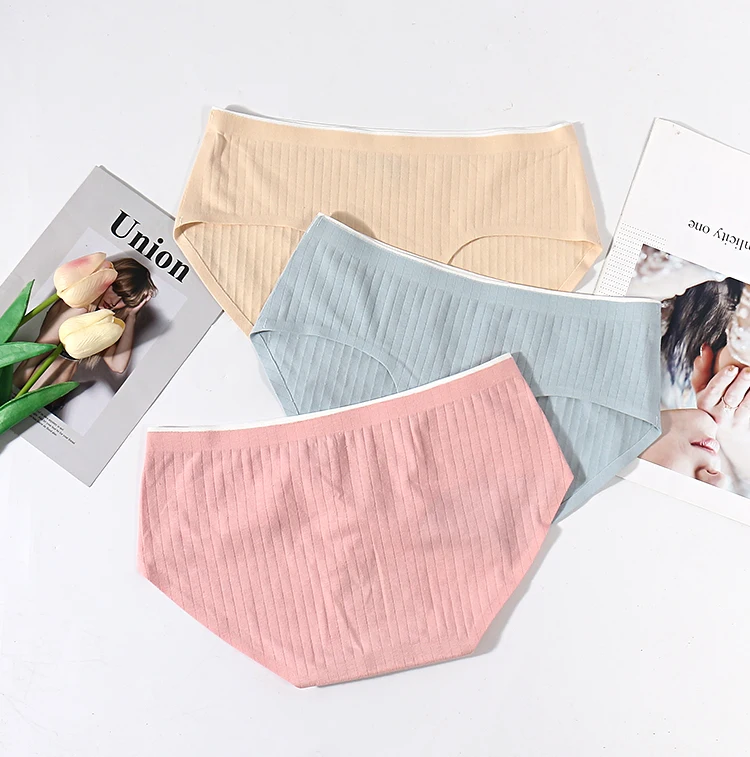 CMENIN 3Pcs/lot Sexy cotton Panties for Women Panties Solid Seamless Girls Briefs Breathable Lingerie Ladies Underpants P0121