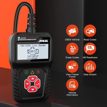 

Ancel AS100 obd2 scanner professional obd 2 scanner Engine Analyzer Tool car code reader diagnostic tool Scan Tool PK ELM327