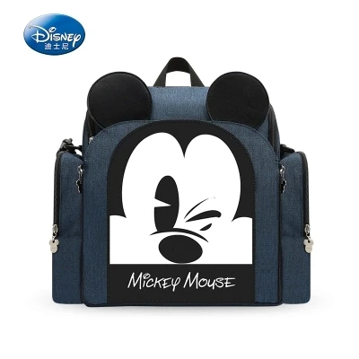 Многофункциональное обеденное кресло-сумка disney Новое водонепроницаемое Пеленальное кресло для мамы и ребенка рюкзак для мам - Цвет: navy