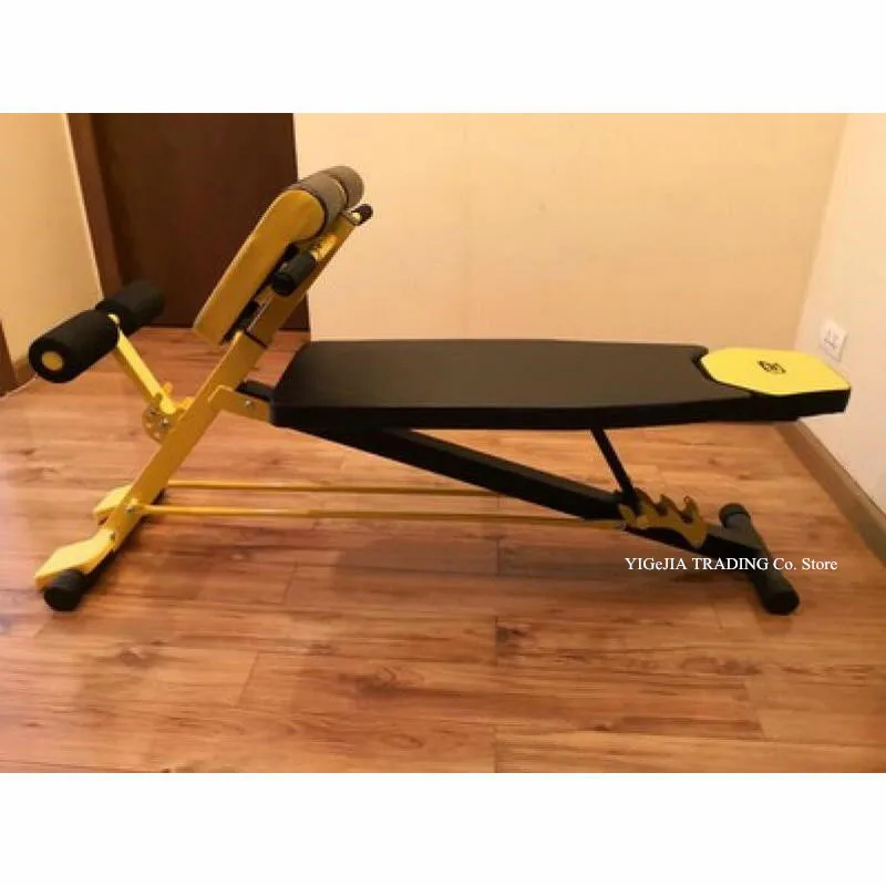 Maikouhai Adjustable Weight Bench Roman Chair Professional Dumbbell Bench Sit-Up Incline Abs Benchs Home Fitness Chair Gym Abdominal Training Equipment High Load-Bearing 