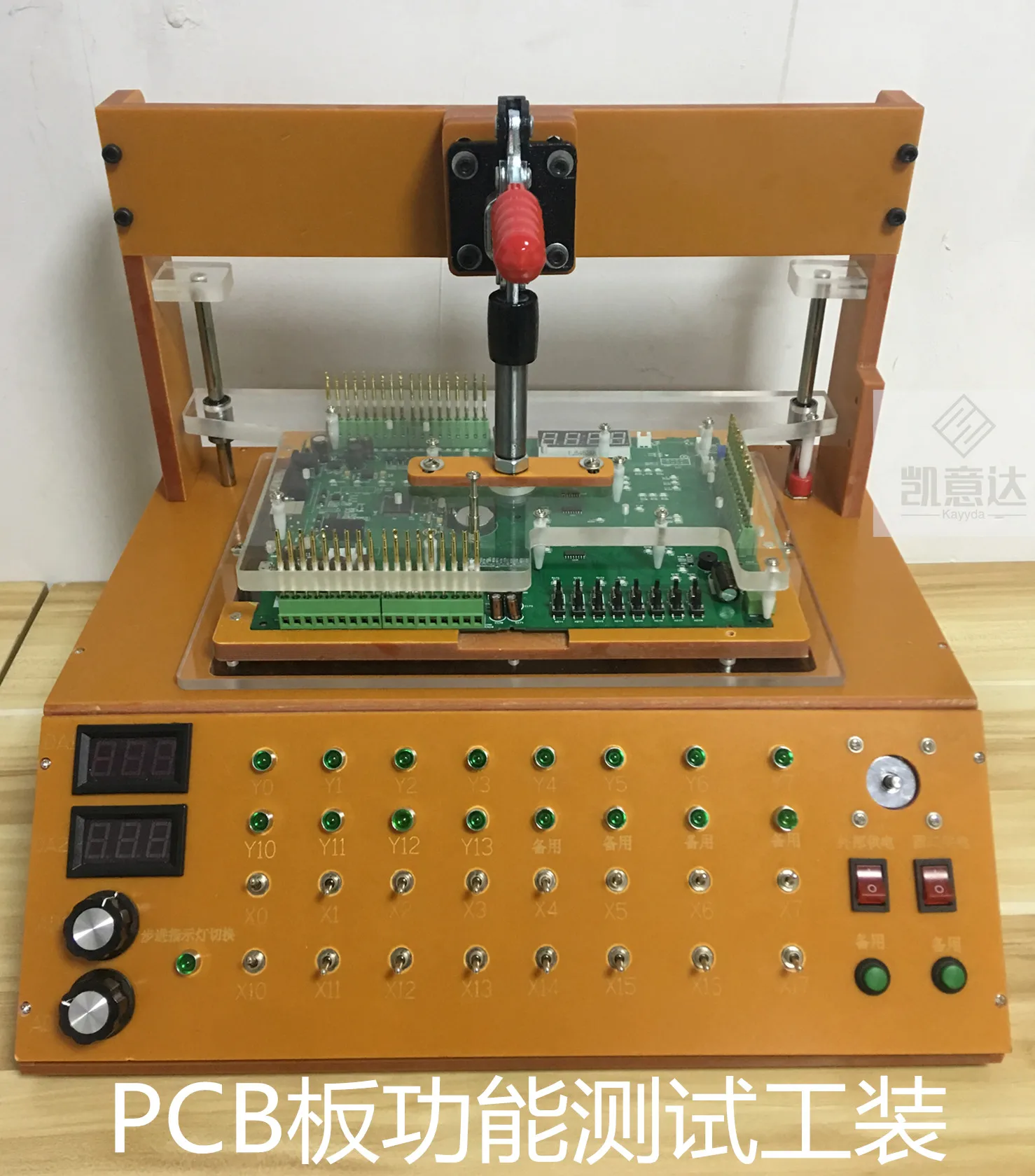 

Custom PCB Test Stand Electric Wood Fixture PCBA Test Fixture Tool