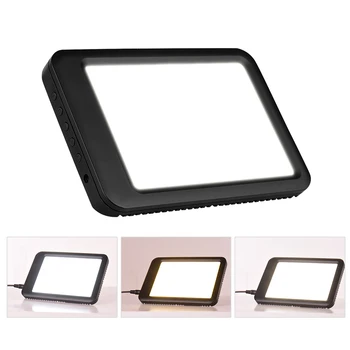 

Portable Happy Light 5000-35000 Ultra Bright LED Light Box Tracer Therapy Energy Lamp with Bracket 3000-6500K Temperature