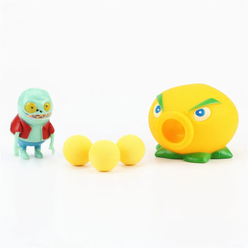 Style 16 PVC Plants VS Zombies Action Figure Toys PVZ Peashooter Chomper Zombie Anime Figures Model Funny Toys For Children - Color: Style 16