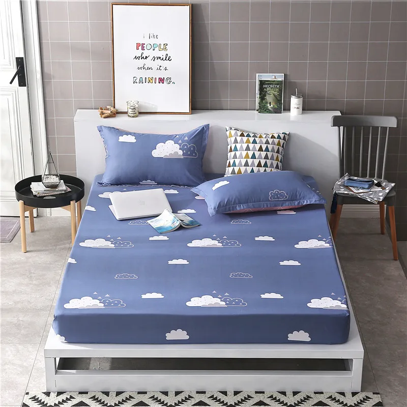 Colorful Pattern Printed Elastic Rubber Band Bed Sheet with Pillowcases Full Sizes Elastic Bed Mattress Cover Fitted Bed Sheets
Colorful Pattern Printed Elastic Rubber Band Bed Sheet with Pillowcases Full Sizes Elastic Bed Mattress Cover Fitted Bed Sheets
