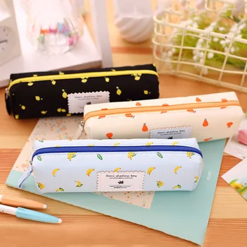 

tudent office fresh creative canvas pencil bag, multi-functional simple small square bag pencil bag, storage bag, glasses bag