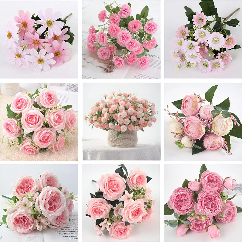 Artificial Flowers Vintage Decoration Flowers Home Decoration