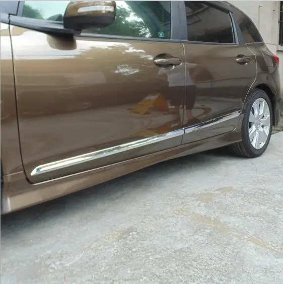 Для Honda JADE 2013- 1 шт. ABS хромированная отделка для наружной двери автомобиля, молдинг, аксессуары, боковая накладка, отделка автомобиля, аксессуары для укладки