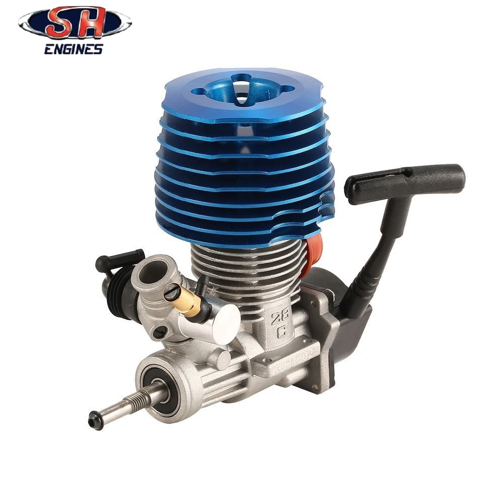

Hot 1pcs SH-28 SH 28 Truggy Nitro Engine/CXP Engine/M28-P3 4.57CC 3.8hp 33000 rpm Side Exhaust Pull Starter for HSP 1: 8 RC Car