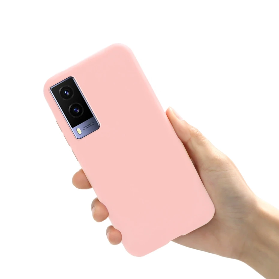 Candy Color Liquid Silicone Soft Back Cover