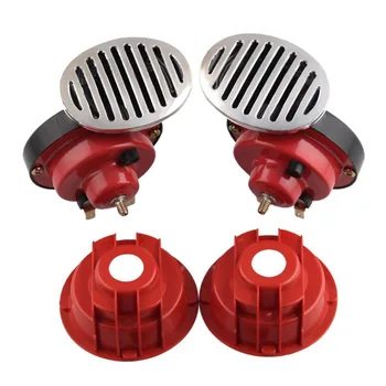 

2pcs/set 12V 135 DB Super-Loud Dual Air Horn Kit Trumpet Freight Train For Car